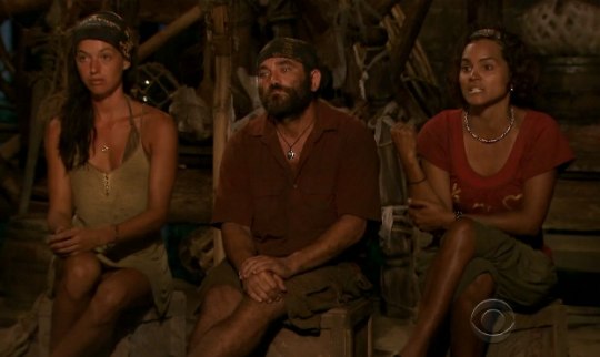 Survivor Heroes vs Villans final 3 Parvati Russell and Sandra