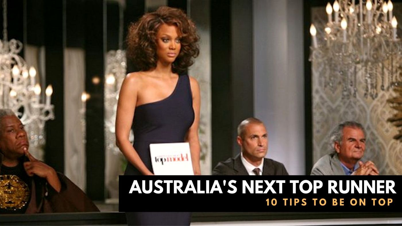 Tyra Banks judging on America's Next Top Model