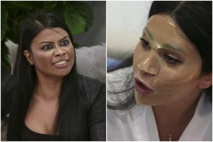 MAFS Cyrell and Martha Having Argument While Martha Wears Beauty Face Mask