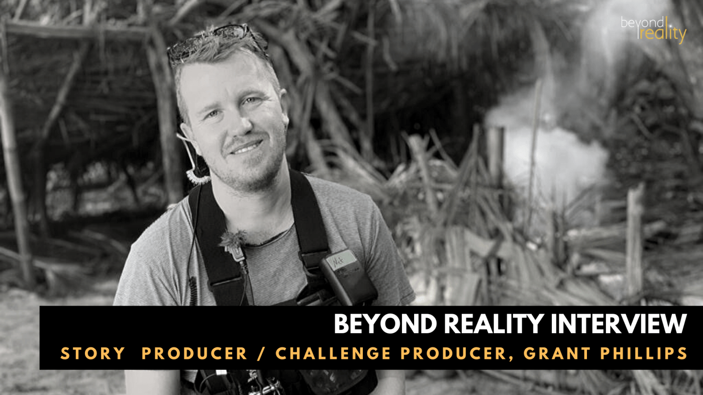 Producer at beach location