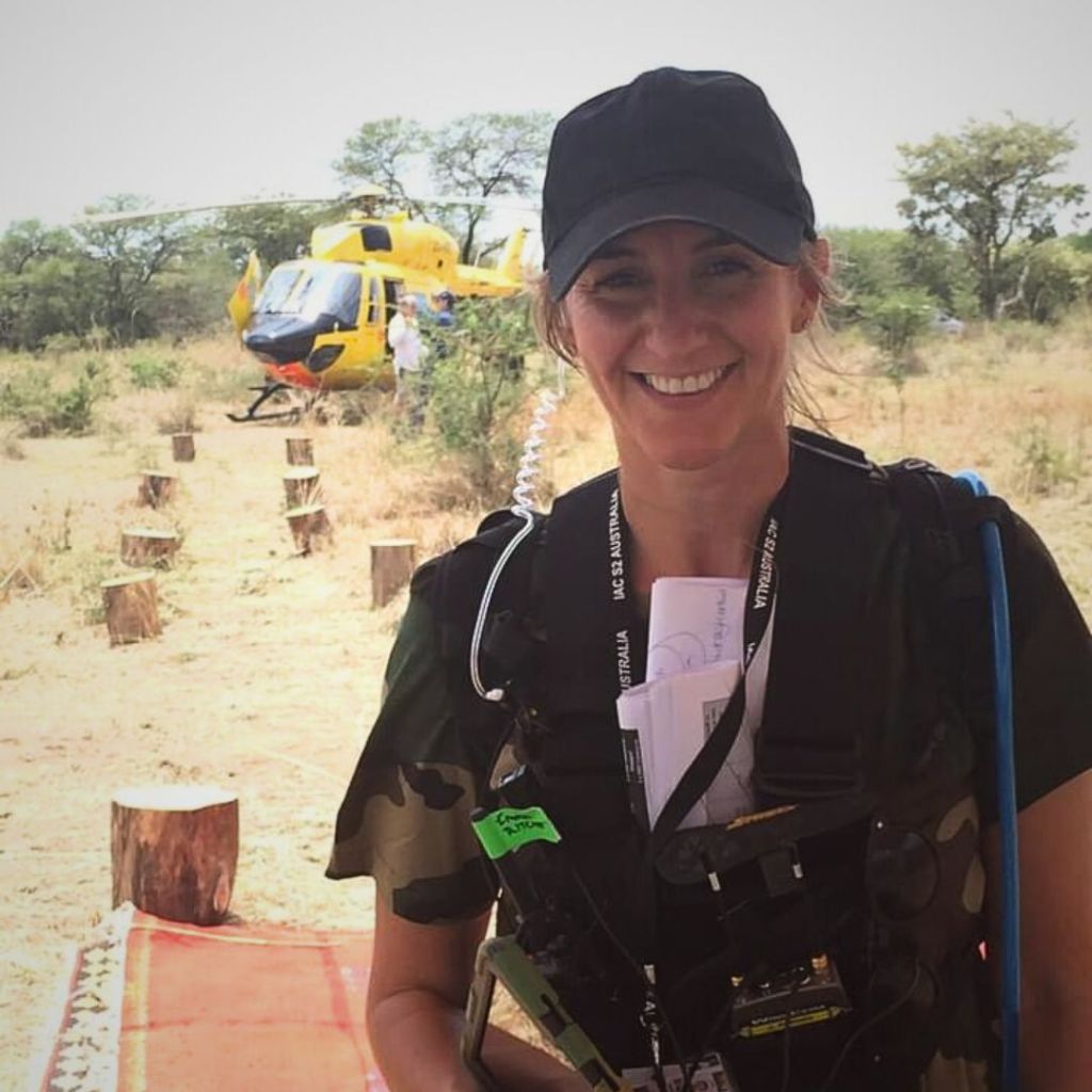Senior Producer, Emma Ritchie on set of I'm A Celebrity Get Me Out Of Here! Australia while filming in South Africa